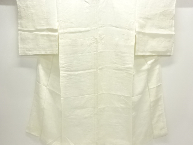 アンティーク　本麻すかし織流水模様長襦袢